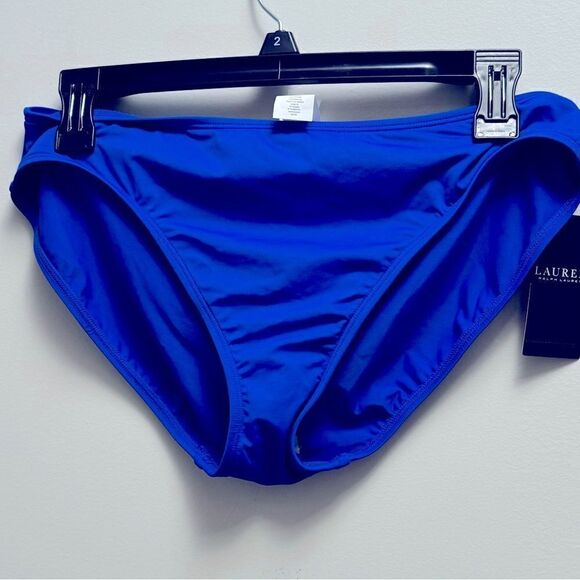 Ralph Lauren  Beach Club Hipster Bikini Swim Bottom ROYAL 12 new new - Picture 8 of 8